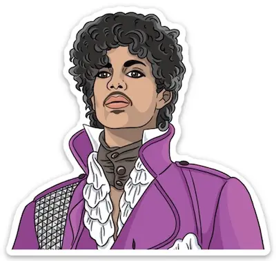 Purple Reign Die Cut Sticker