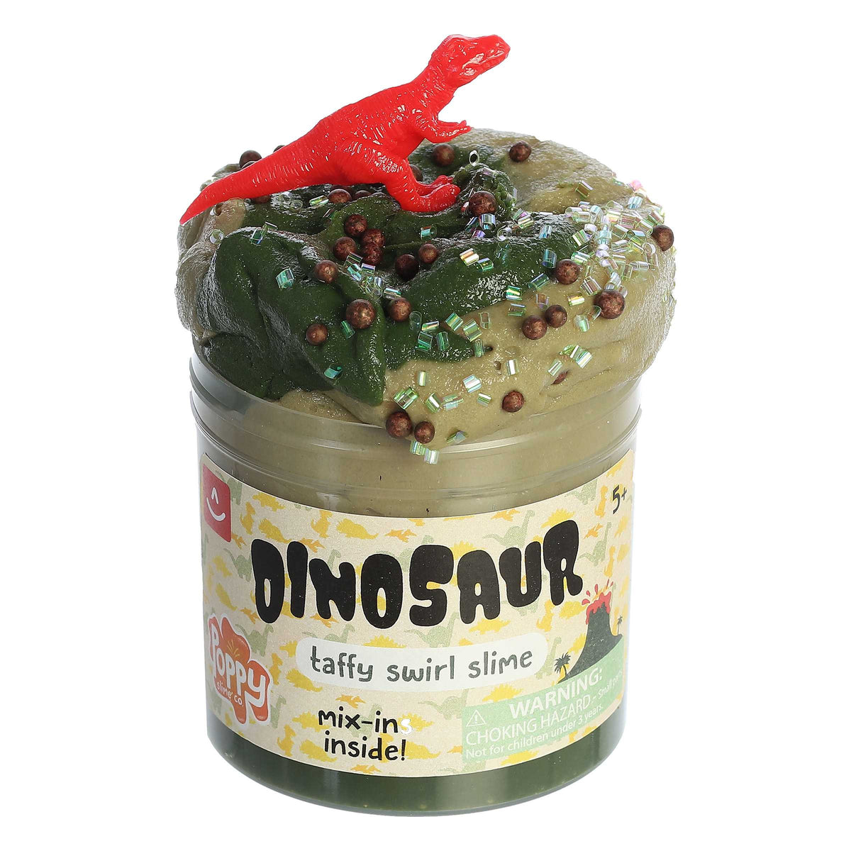 Dinosaur Taffy Swirl Slime