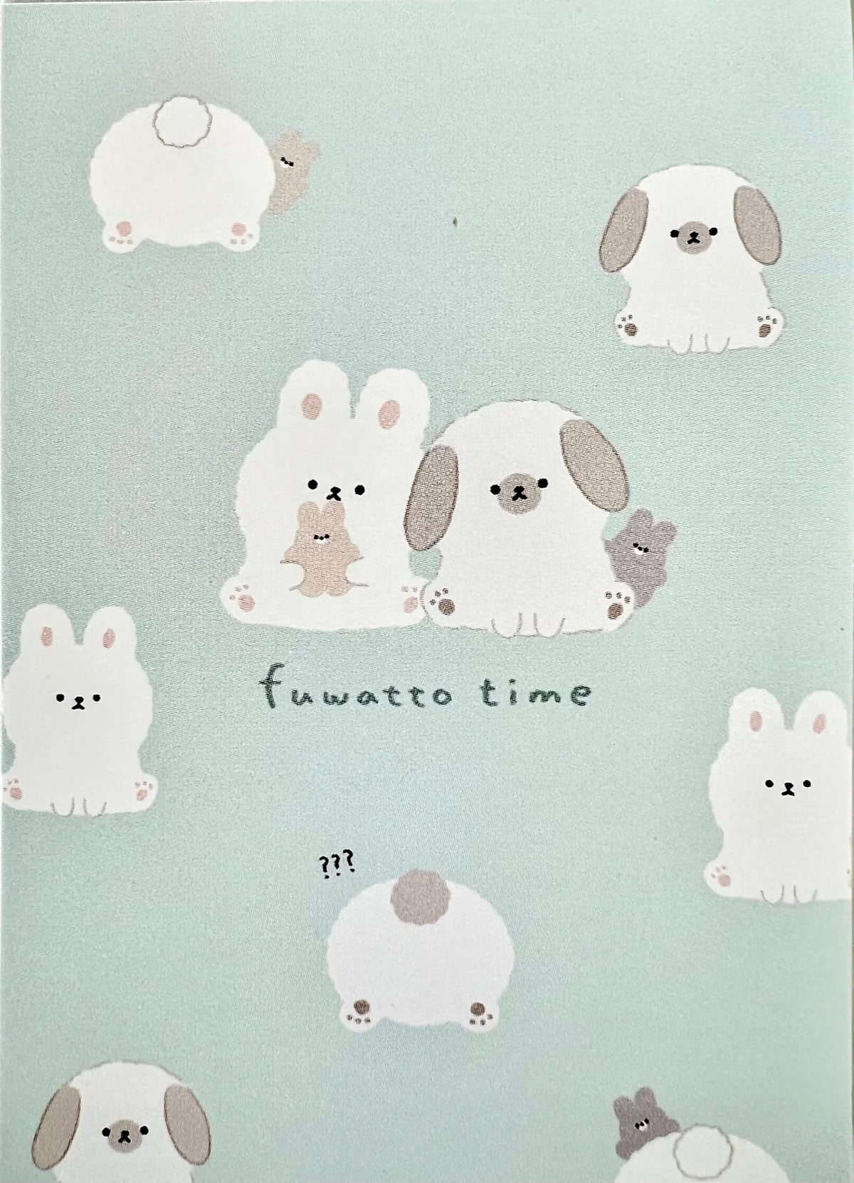 Rabbit Dog Mini Note Pad Fuwatto Time