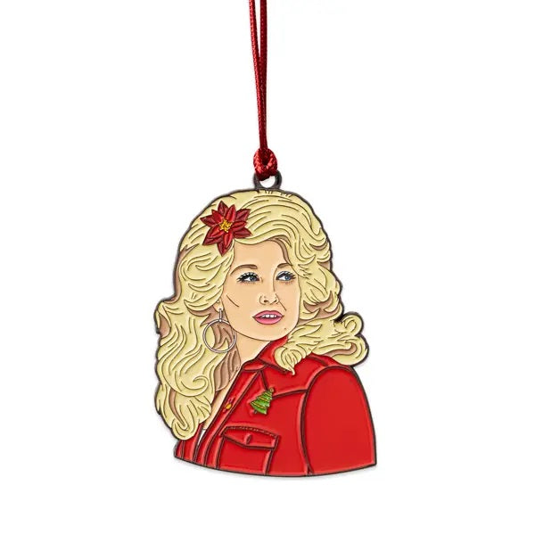 Dolly Parton Enamel Ornament