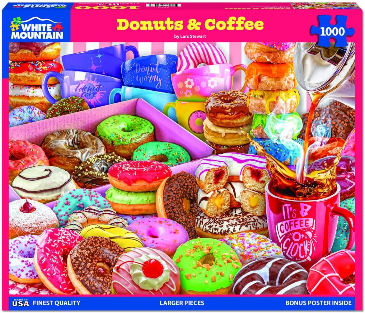 Donut & Coffee Puzzle 1000 pc