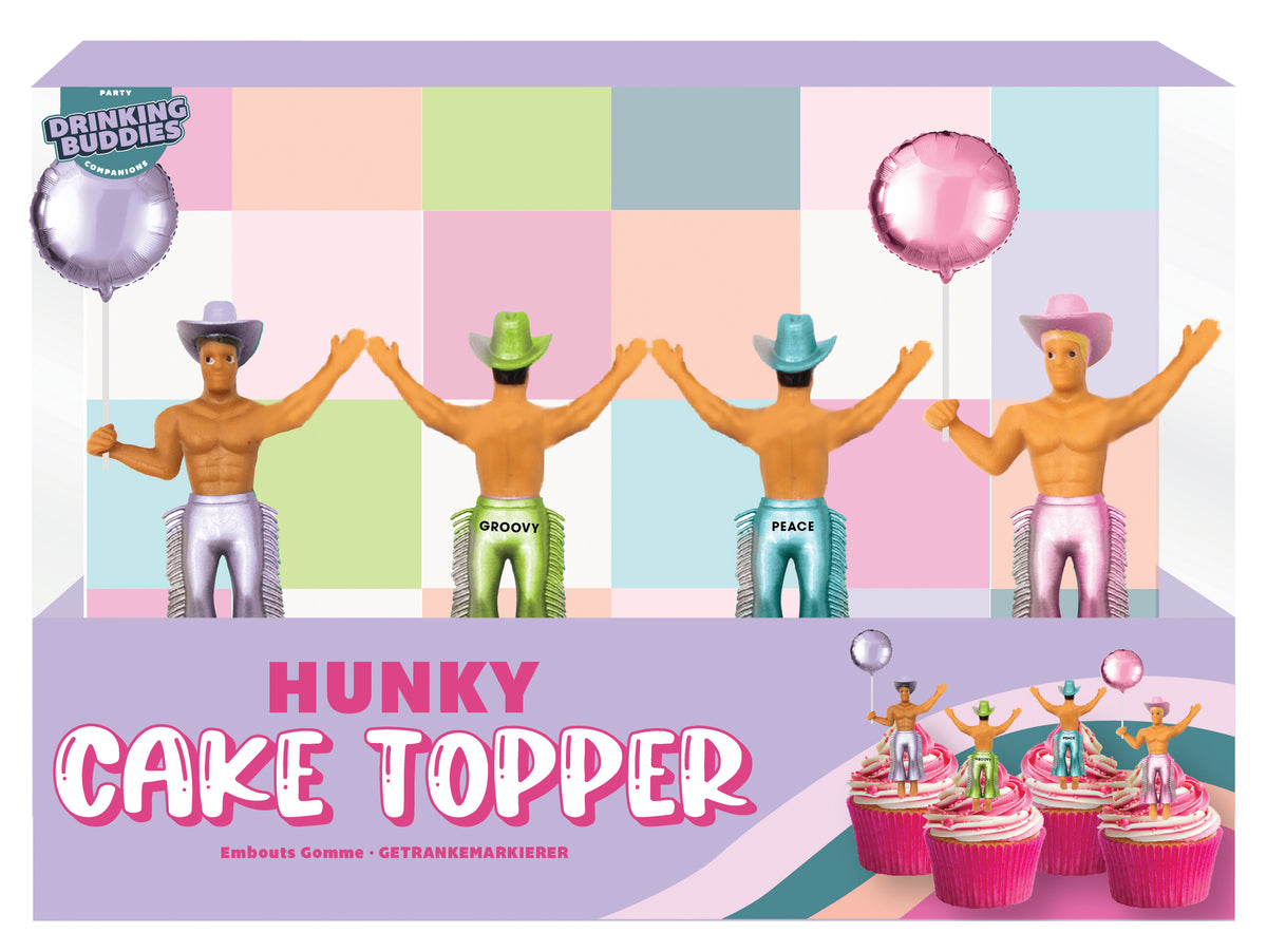 Drinking Buddies Hunky Cake Topper