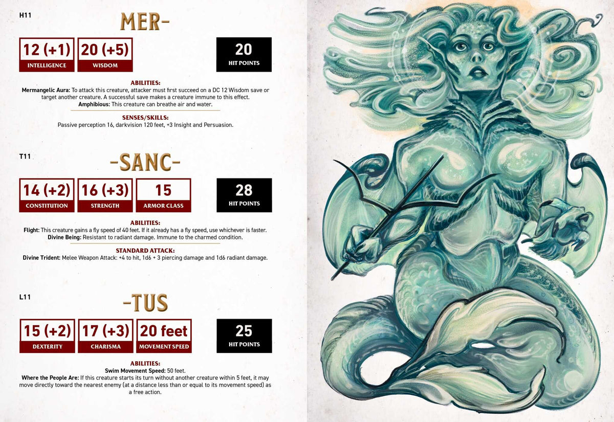 Dungeonmeister Random Monster Generator Book