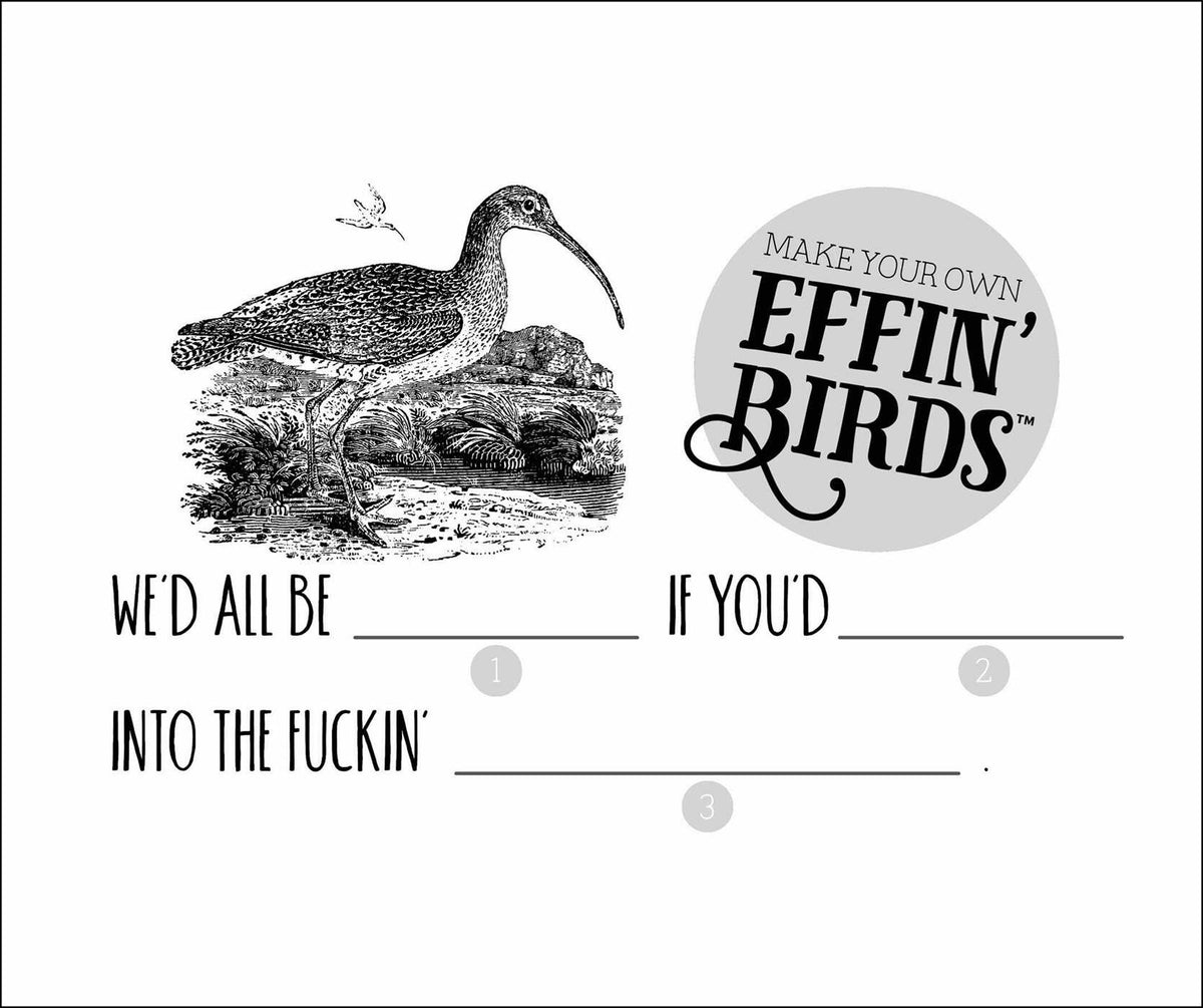 Effin' Birds 2027 Desktop Calendar
