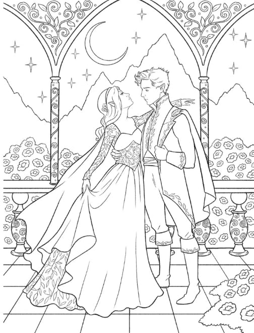 Fae A Romantasy Coloring Book