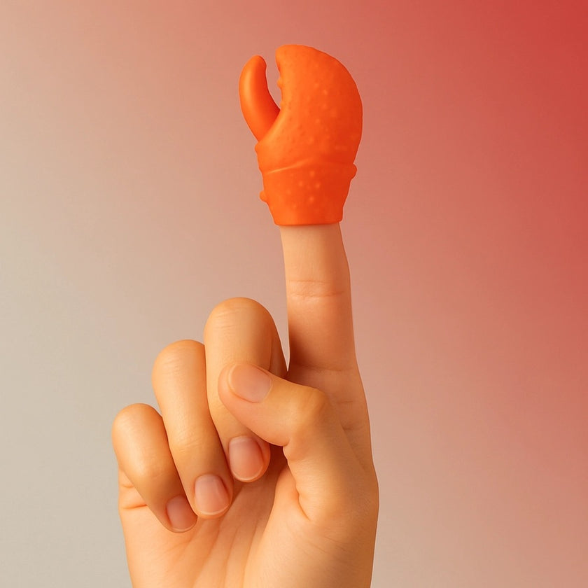 Finger Tiny Rubber Lobster Claw