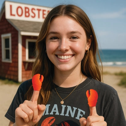 Finger Tiny Rubber Lobster Claw
