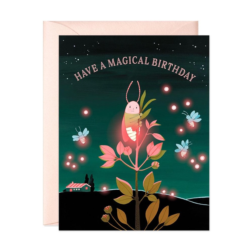 Card Firefly Birthday