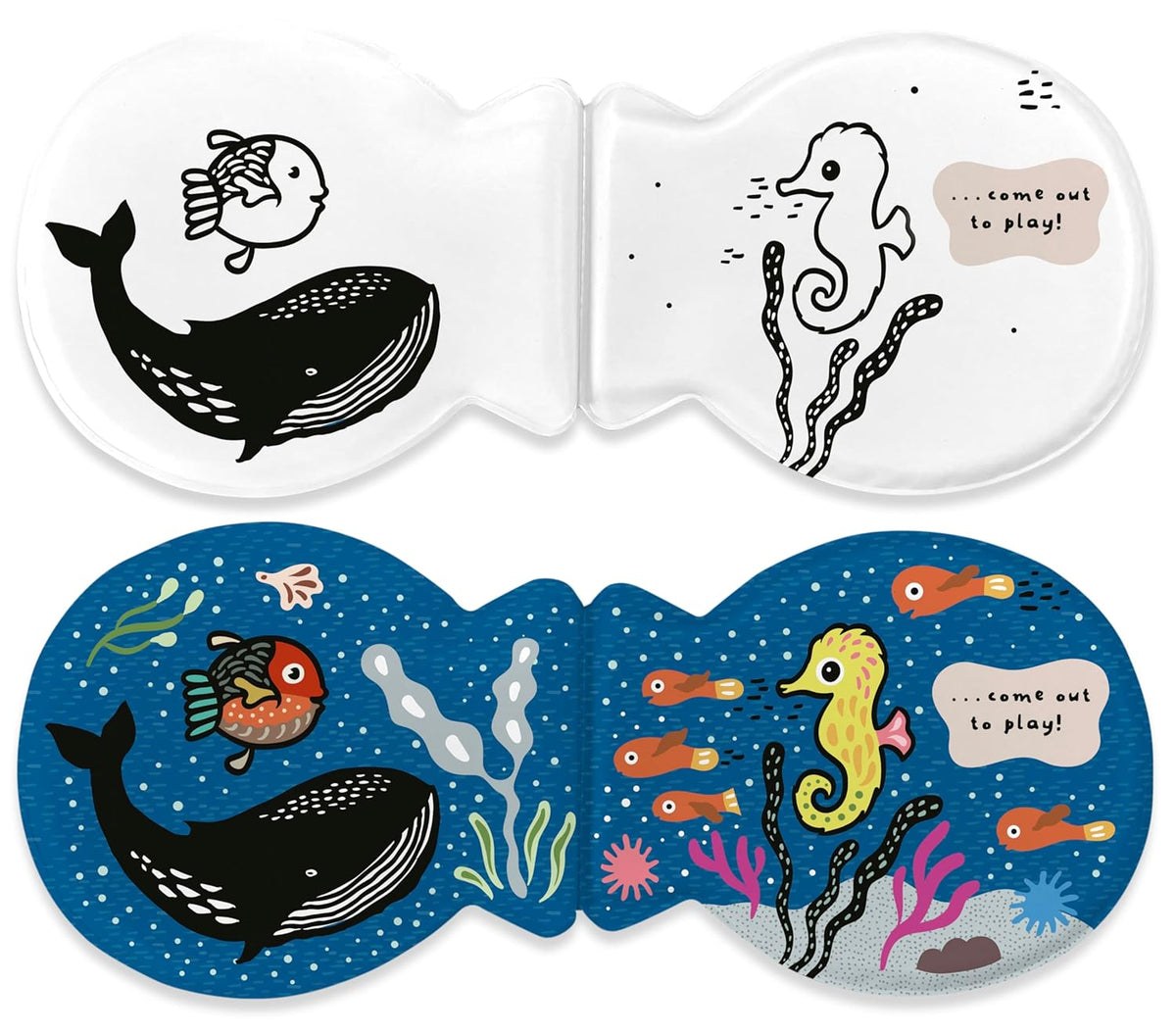 Fish & Friends Shaped Bath Book