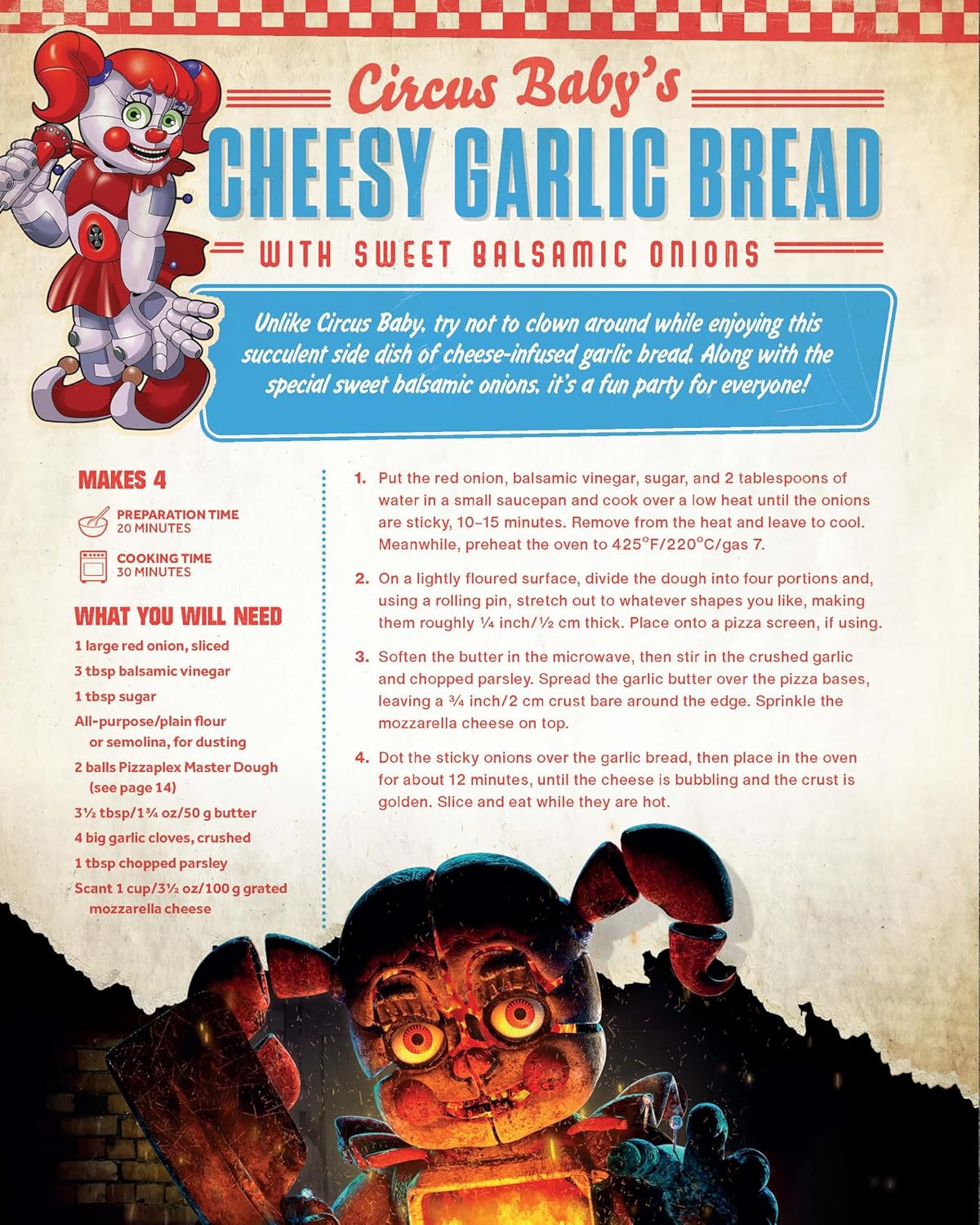 Five Nights At Freddy's Cookbook
