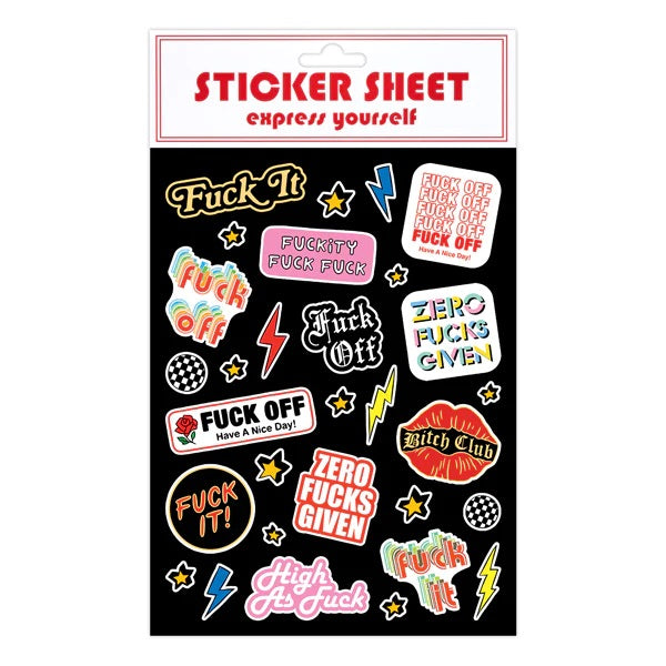 F**k It! Sticker Sheet