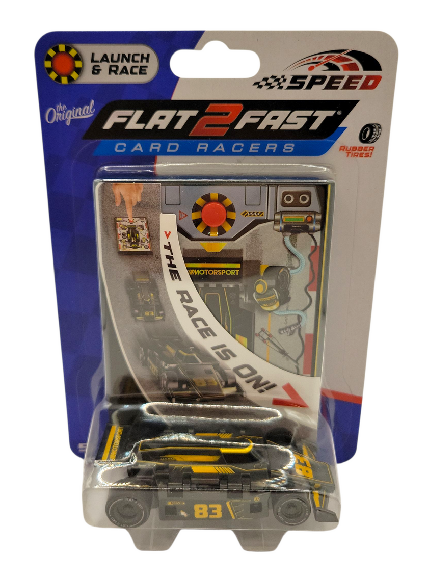 Flat 2 Fast Card Racer Speed Black #83