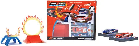 Flat 2 Fast Card Racer Stunt 2 Pack Playset