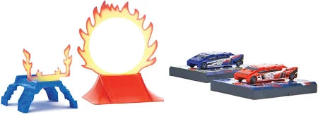 Flat 2 Fast Card Racer Stunt 2 Pack Playset