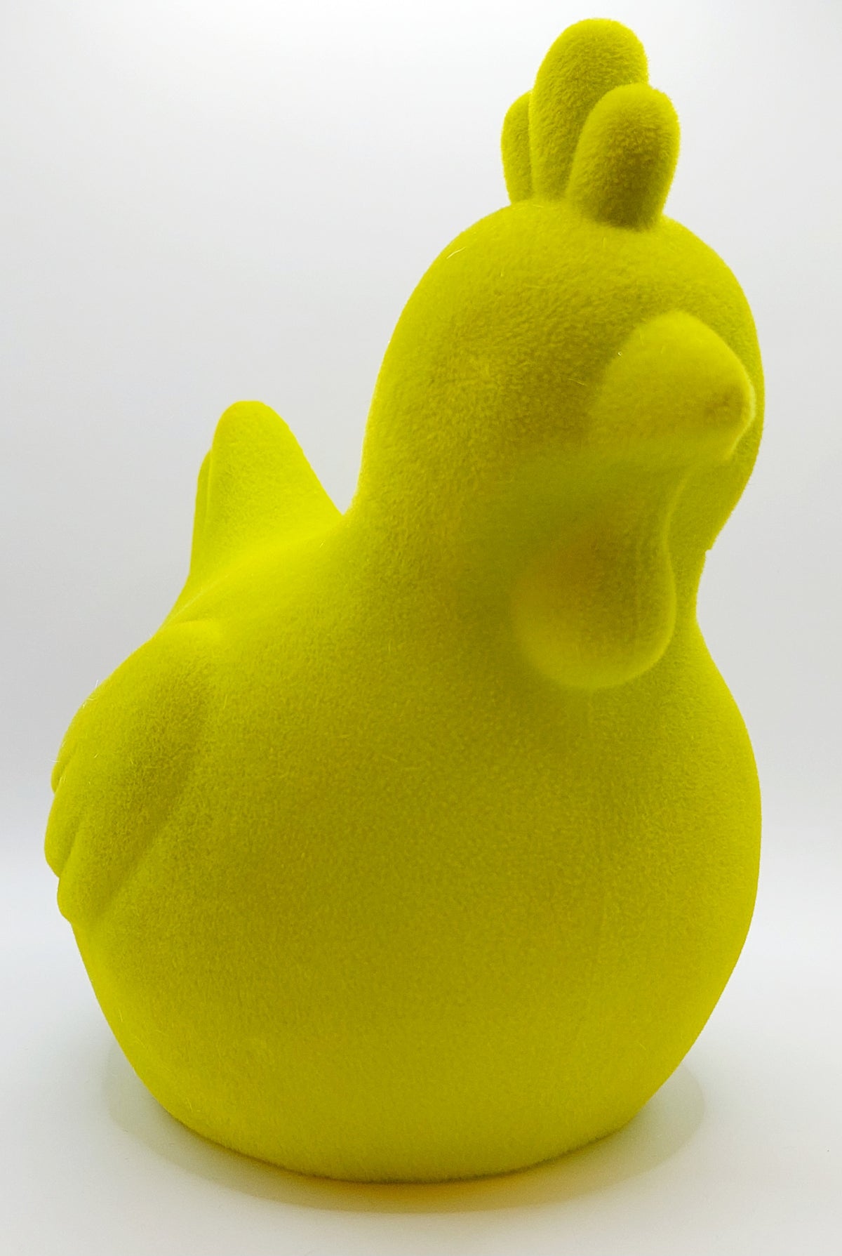 Flocked Chicken Assorted 10"