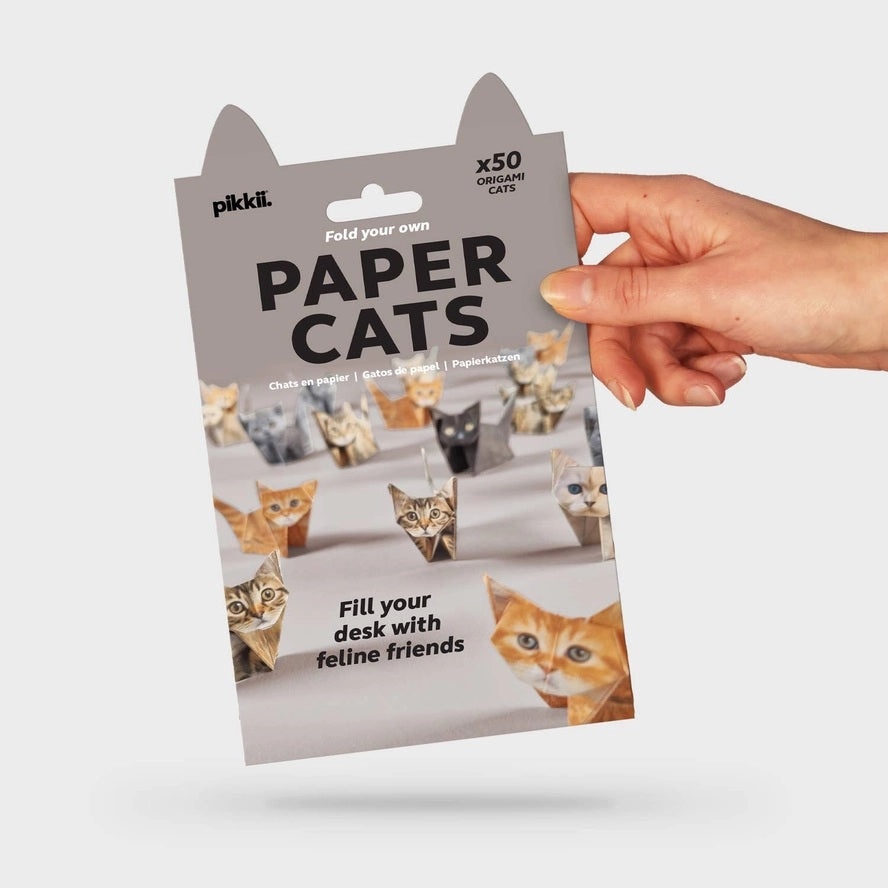 Fold Your Own Paper Cats