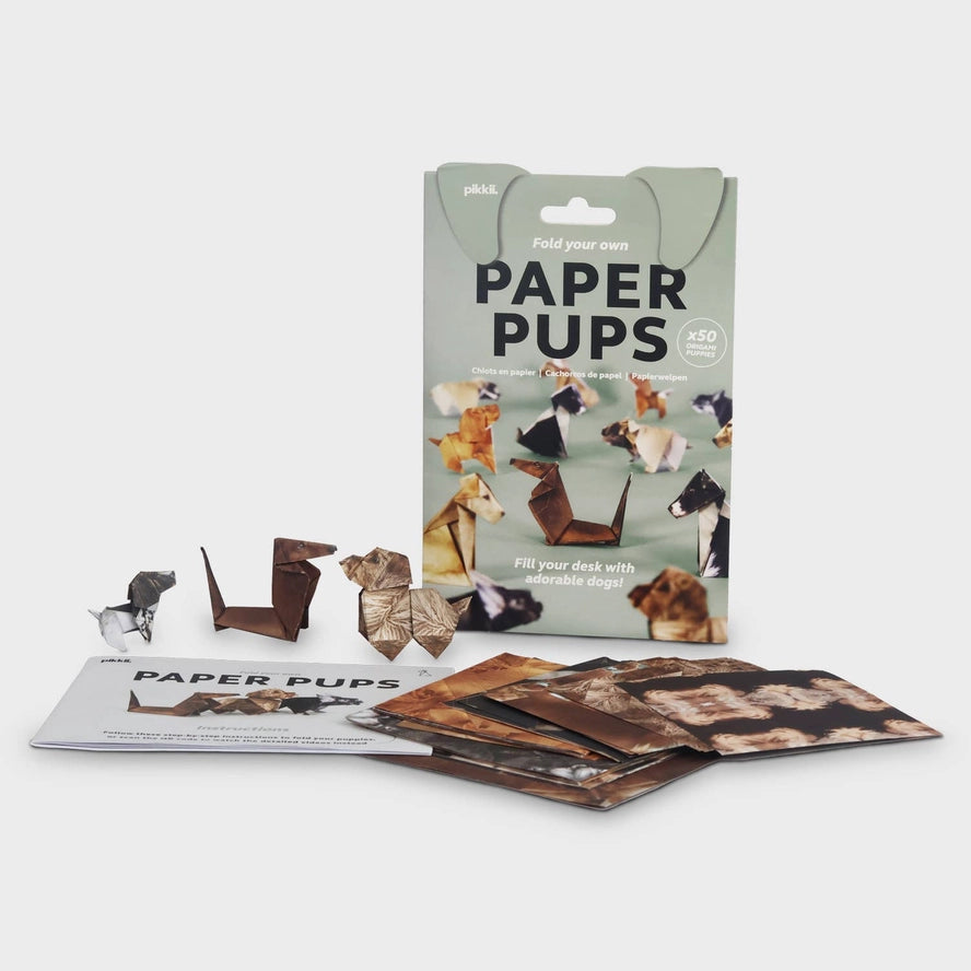 Fold Your Own Paper Pups