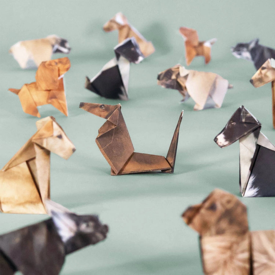 Fold Your Own Paper Pups