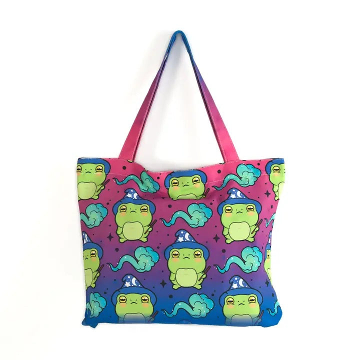 Frog Magic Zipper Tote