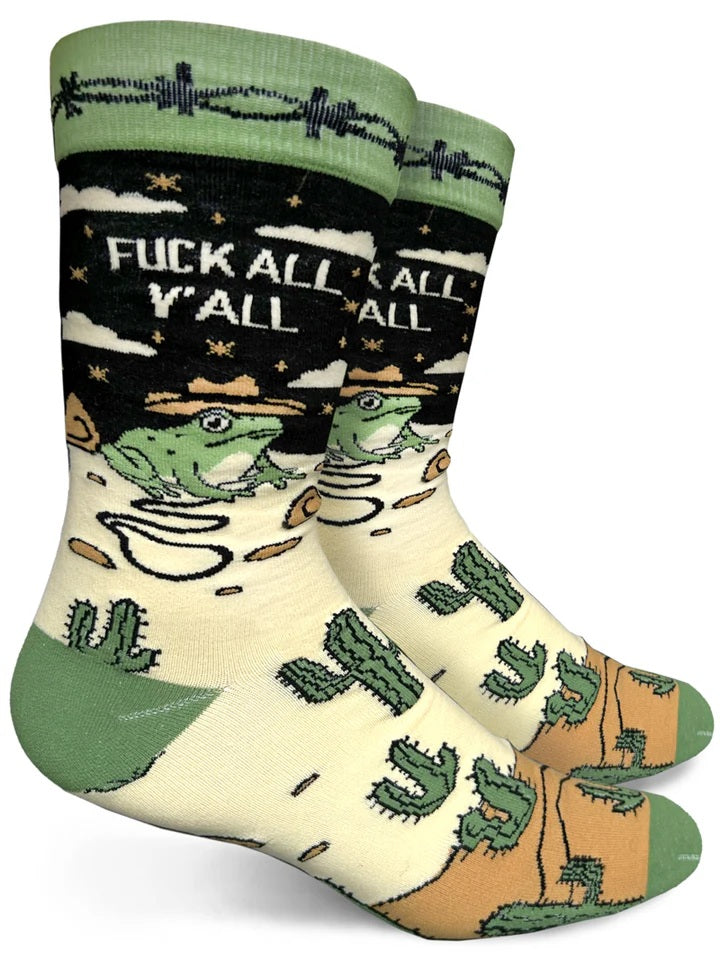 Fuck All Y'all Men's Socks