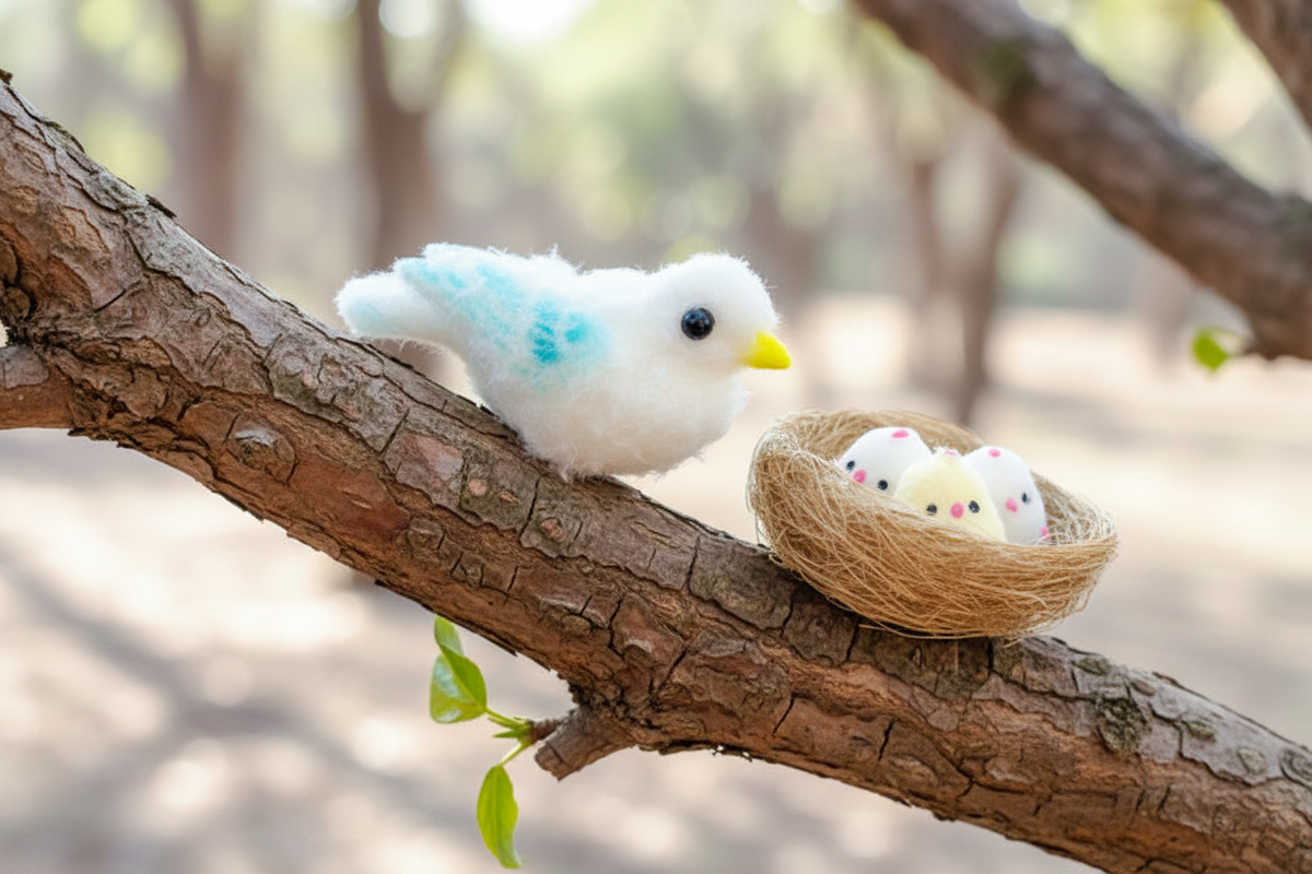 Fuzzy Friends Bird