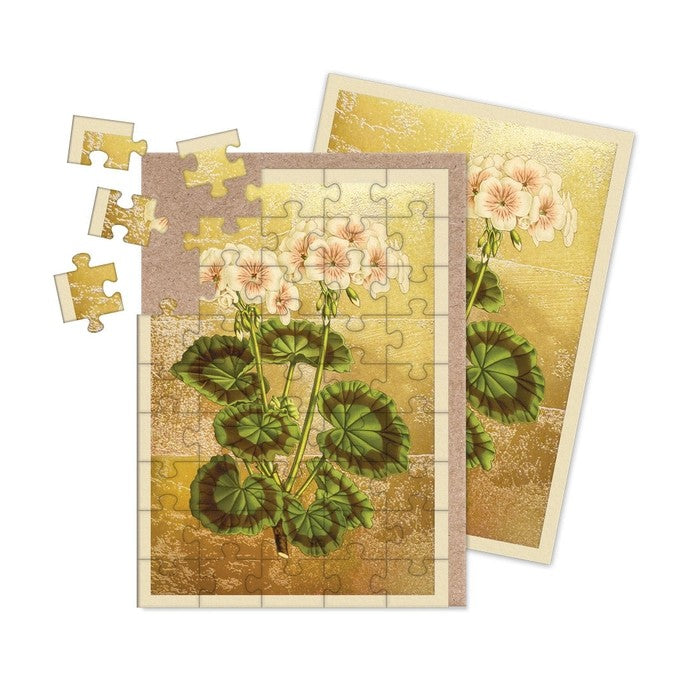 Card Geranium Jigsaw