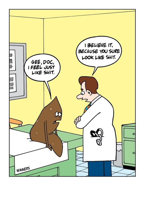 Card Get Well You Look Like Shit