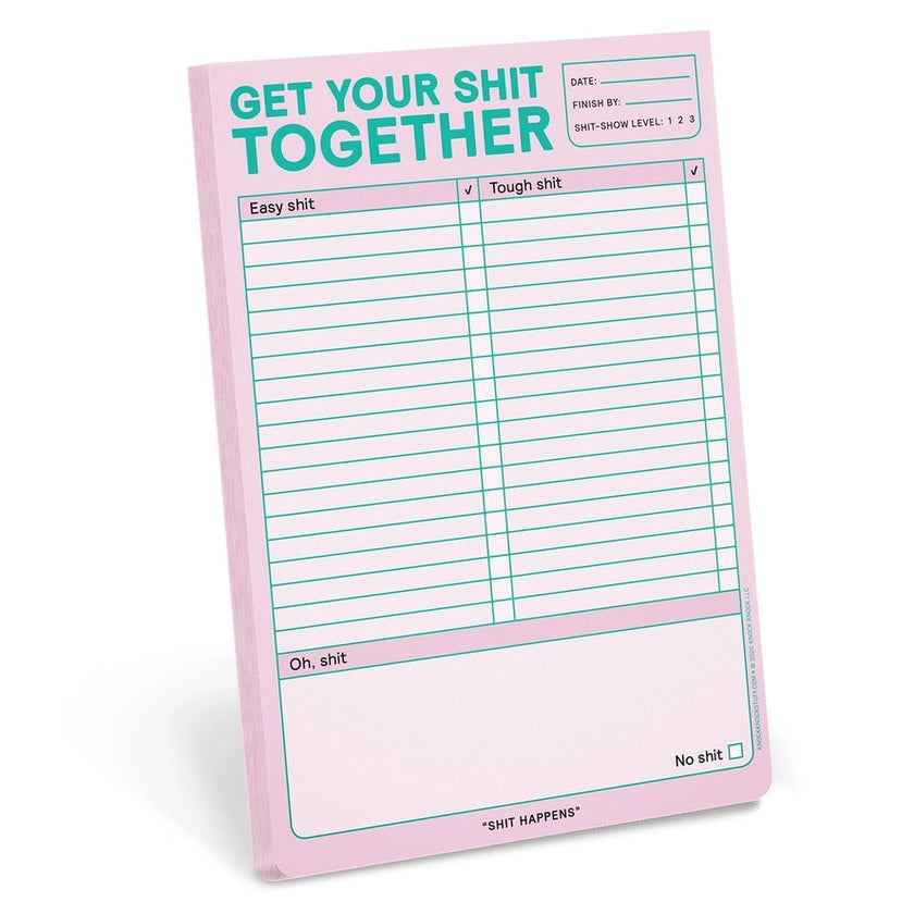 Get Your Shit Together Pad Pastel