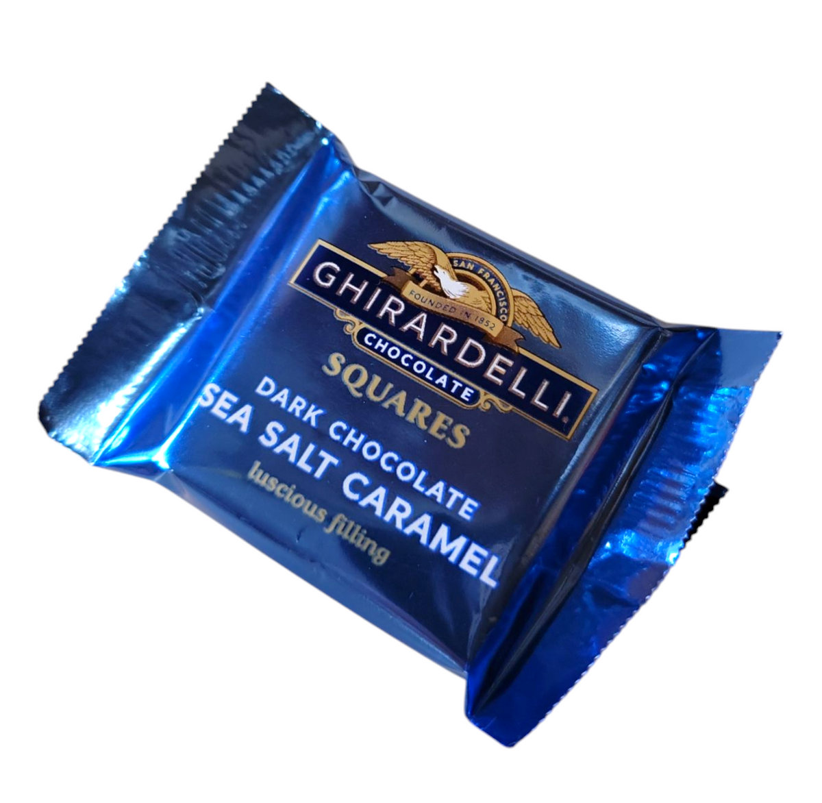 Ghirardelli Premium Dark Chocolate Sea Salt Caramel Square