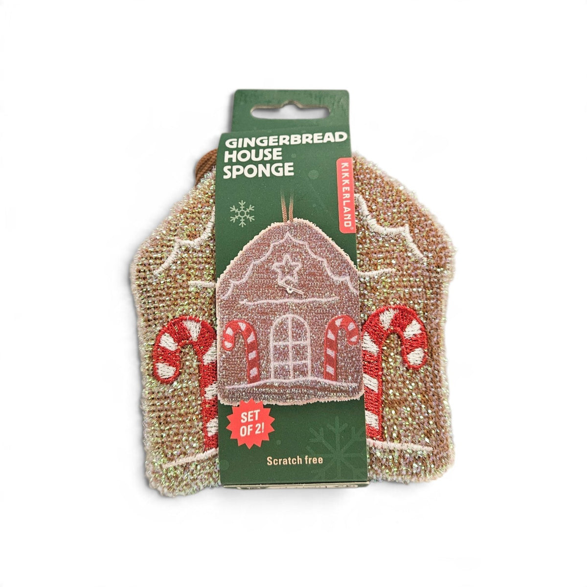 Gingerbread House Sponge Set Of 2