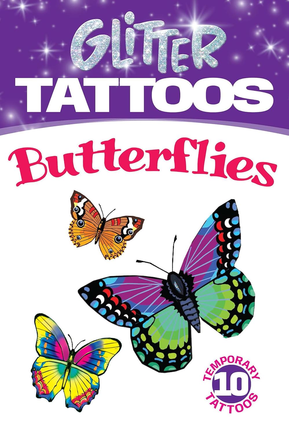 Glitter Butterflies Tattoos