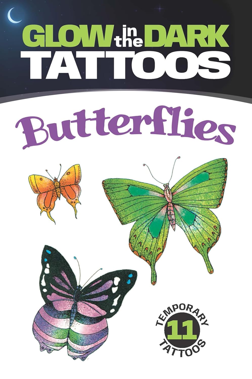 Glow Butterflies Tattoos
