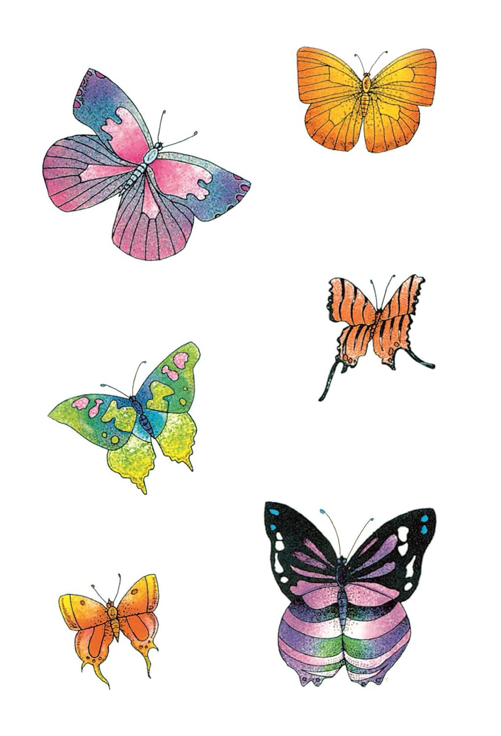 Glow Butterflies Tattoos