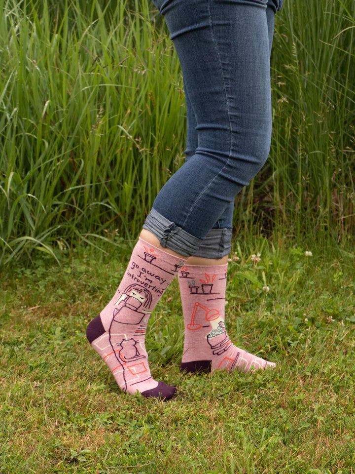 Go Away I'm Introverting Women's Socks