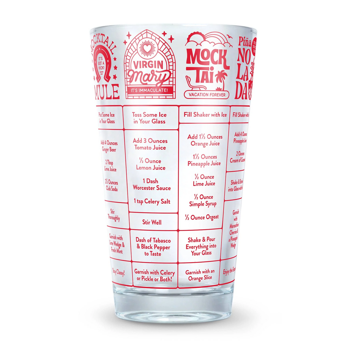 Good Measure Recipe Glass