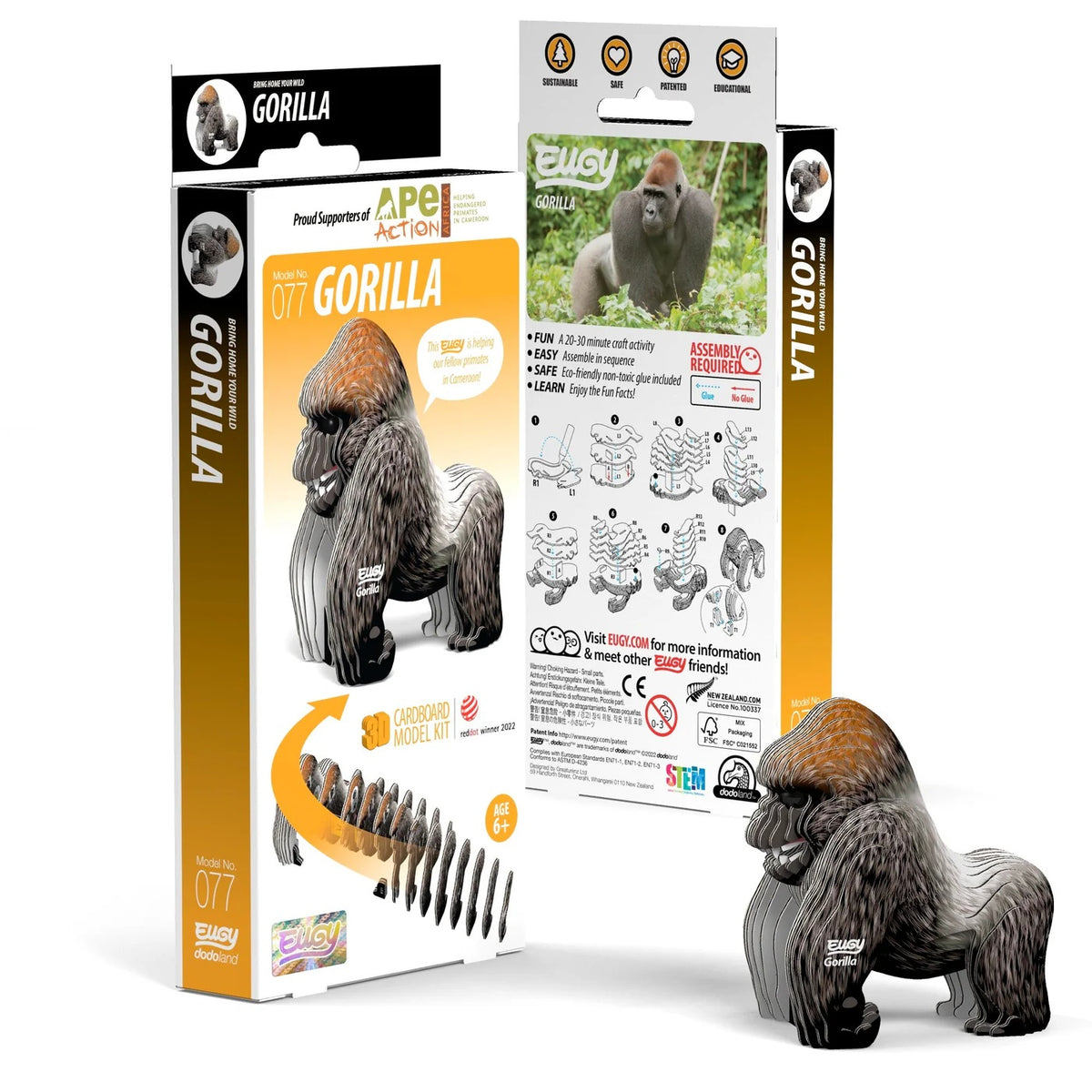 Gorilla 3D Puzzle