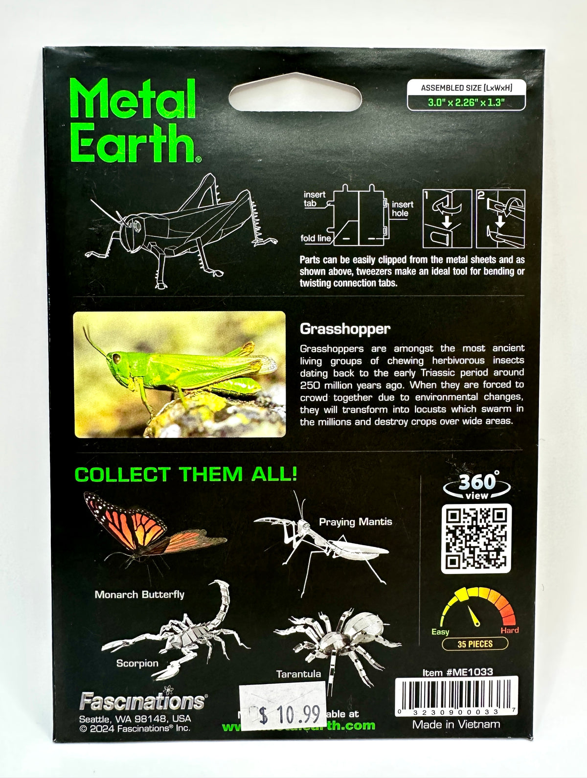 Grasshopper Metal Model