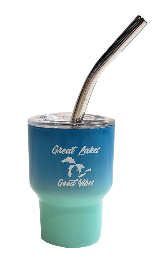 Great Lakes Great Vibes Tumbler Shot Teal