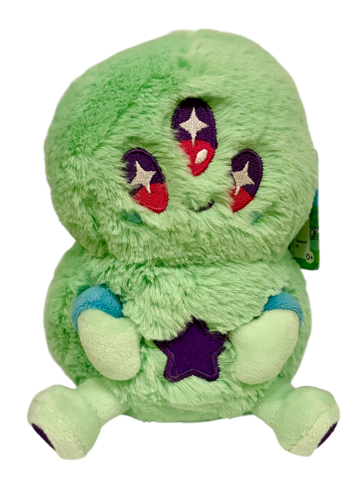 Green Alien Plush Snugglemi Snackers 6"