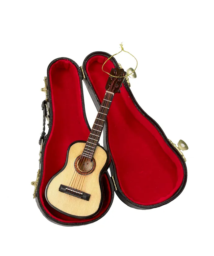 Guitar Case Wooden Ornament