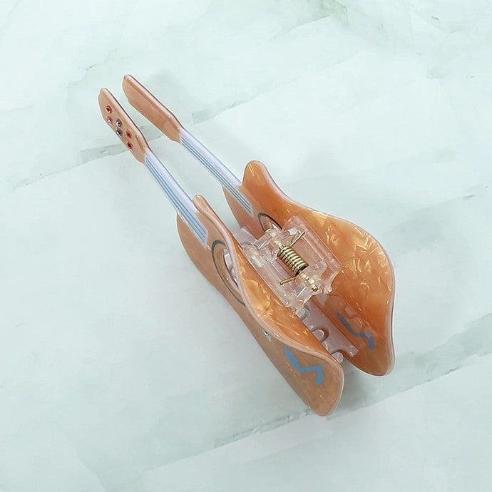 Guitar Hair Claw Clip