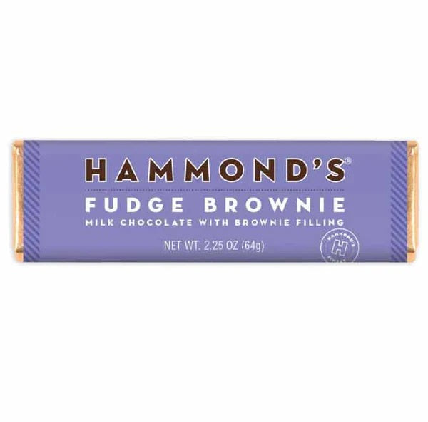 Hammond's Fudge Brownie Ganache Milk Chocolate Bar