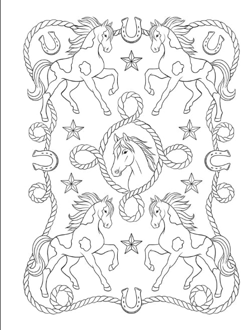 Happy Trails Coloring Book Creative Haven