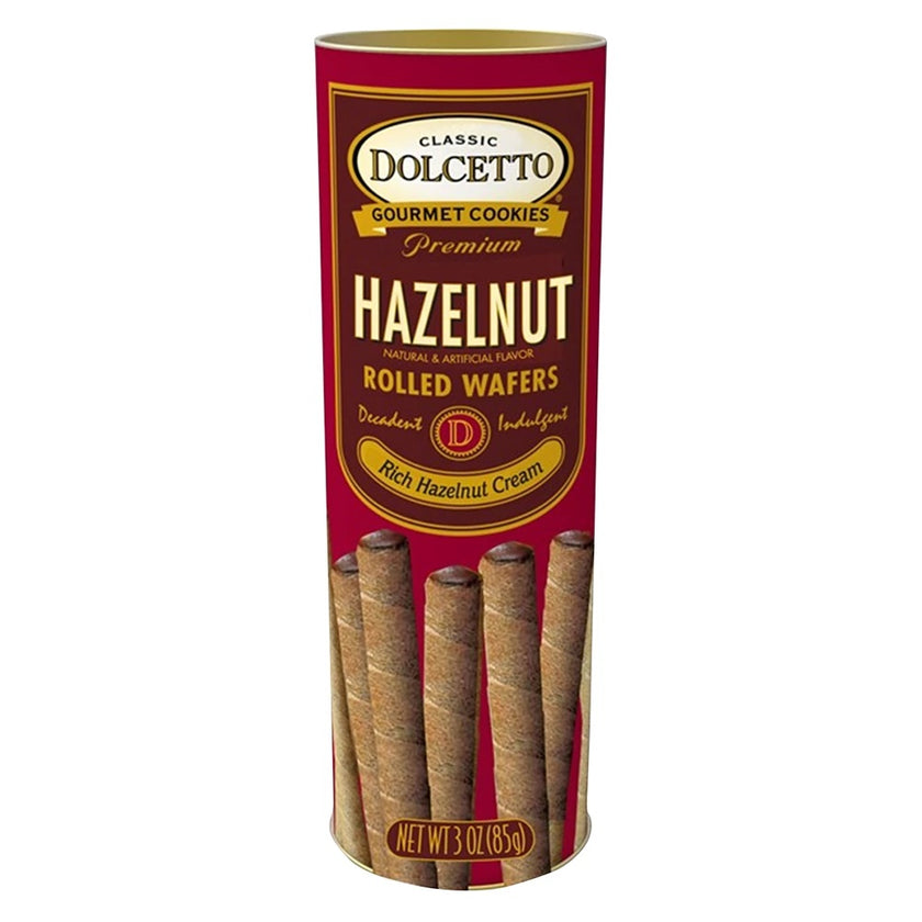 Hazelnut Rolled Wafers 3 oz