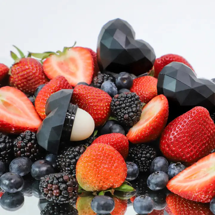 Heart Lip Balm Black Wildberry