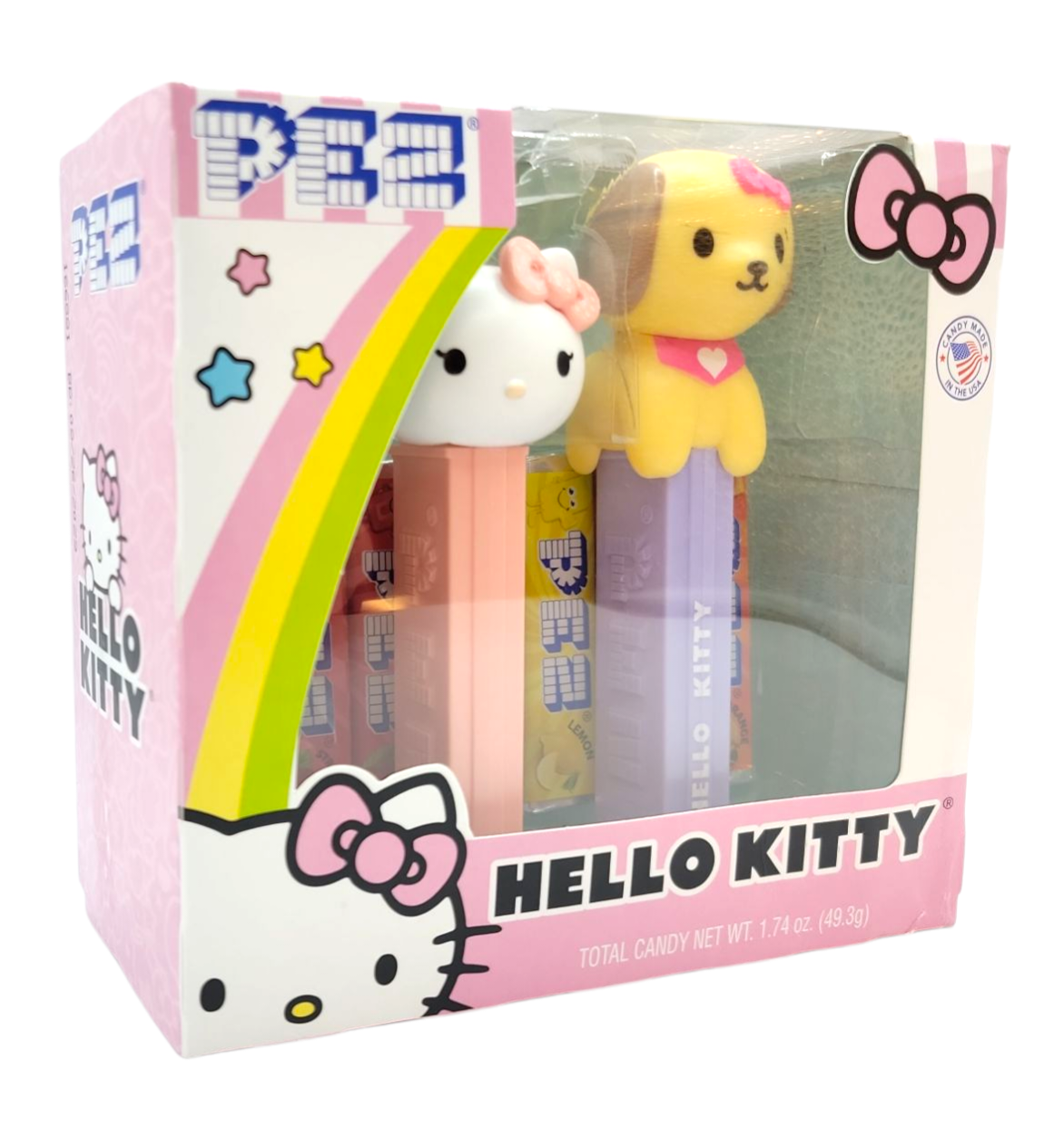 Hello Kitty And Puppy PEZ Set