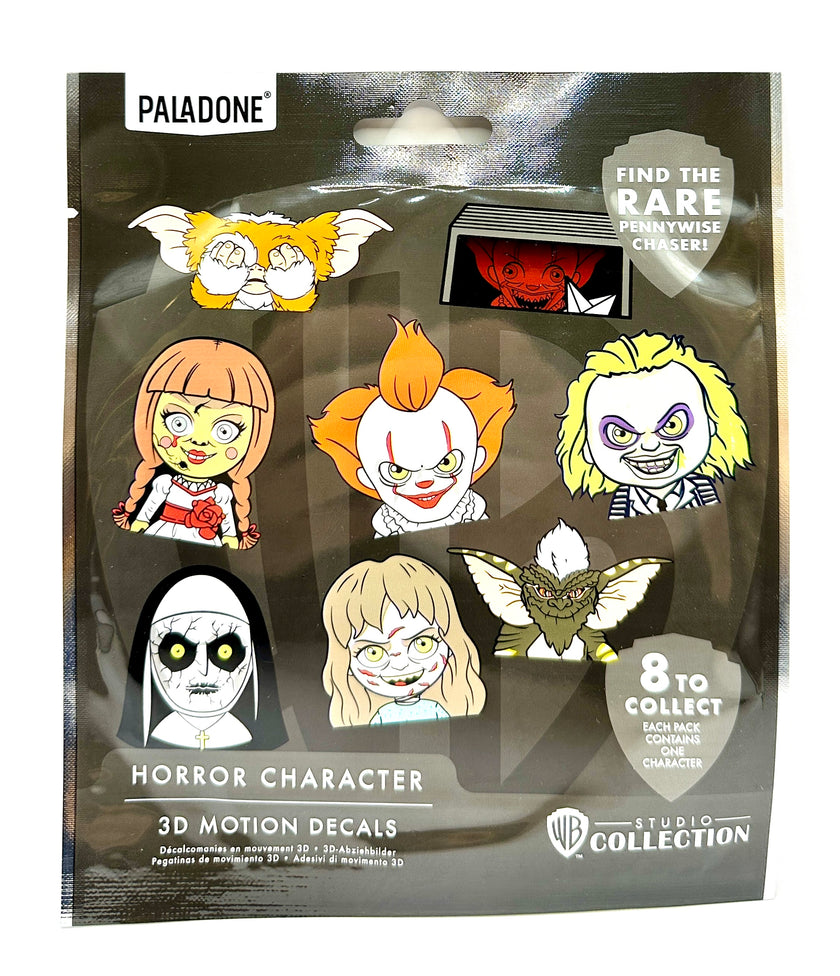 Horror Character 3D Motion Decals Blind Bags