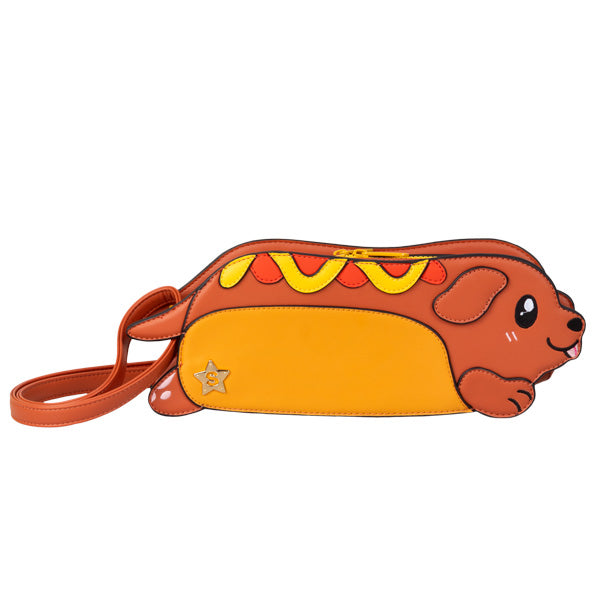 Dachshund Hot Dog Crossbody Purse