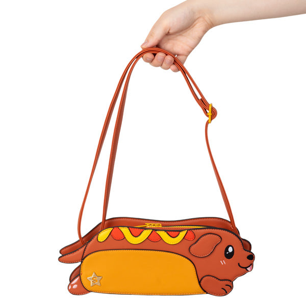 Dachshund Hot Dog Crossbody Purse
