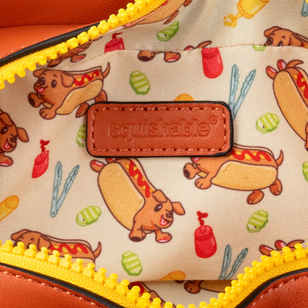 Dachshund Hot Dog Crossbody Purse